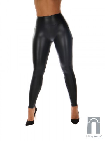 Ishtar and Brute Cheeks pants seamless front black leatherette 46